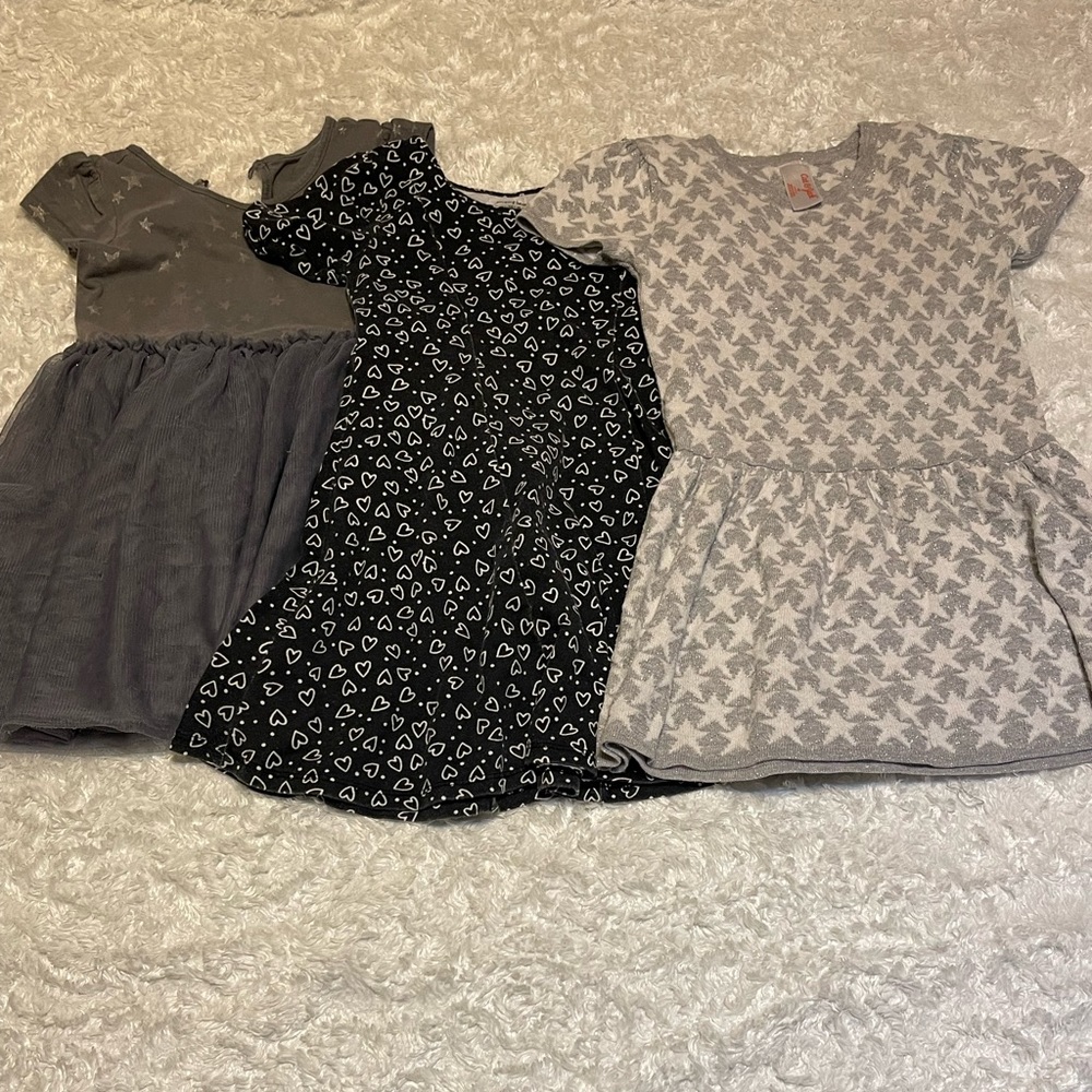 Girls 4 & 4T Dresses Lot of 3